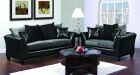 Titanic Furniture U420 2pc Livingroom Set in Gray/Black