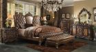ACME Versailles 4pc Eastern King Bedroom Set in Dark Brown