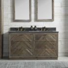 Legion Furniture 60" Wood Sink Vanity Match with Marble Wh 5160" Top -No Faucet -WH8560