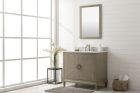 Legion Furniture 36" Antique Gray Oak Vanity with Carrara White Top -WLF7040-36-AGO-CW