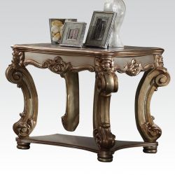 ACME Vendome End Table in Gold Patina - AC-83001