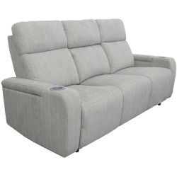 Parker Living Orpheus Power Drop Down Console Sofa in Bisque