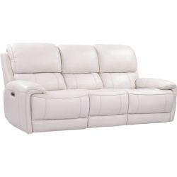 Parker Living Empire Power Leather Sofa in Verona Ivory