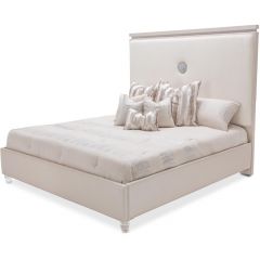 AICO Michael Amini Glimmering Heights Upholstered Bed, King