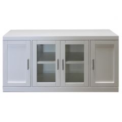 Parker House Catalina 56" TV Console in Cottage White