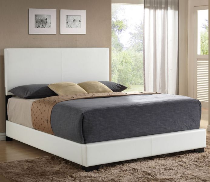 Acme Ireland Eastern King Bed In White, Acme Ireland Eastern King Bed